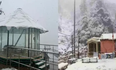 Uttarakhand snowfall 2026: weather alert snow fall cold wave mausam update barish in April latest news live coverage