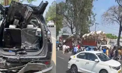 Delhi Dehradun Expressway accident: 2 people including Akash Bharti of Pauri Srinagar Garhwal died uttarakhand breaking road Accident news today