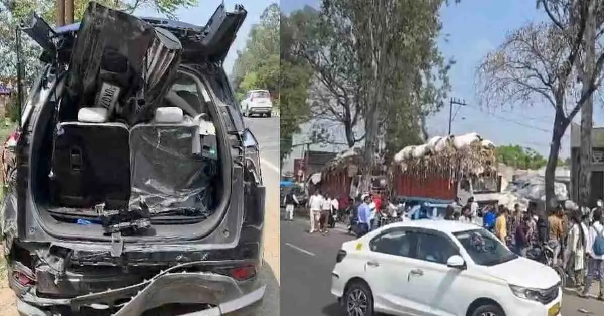 Delhi Dehradun Expressway accident: 2 people including Akash Bharti of Pauri Srinagar Garhwal died uttarakhand breaking road Accident news today