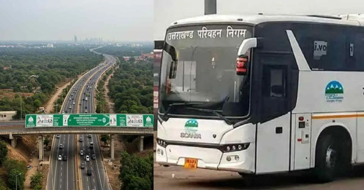 Delhi Dehradun Expressway: Volvo AC buses will reach in 3 hours after PM NARENDRA MODI inauguration uttarakhand breaking news today