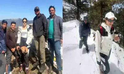 Sara Ali Khan Uttarakhand: bollywood actress reached tehri garhwal, enjoyed 18 km trekking, snowfall breaking news today