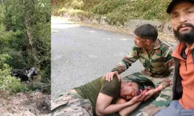 Chamoli army accident today: army vehicle fell into ditch in chopta gopeshwar road injured agniveer airlift uttarakhand big breaking news