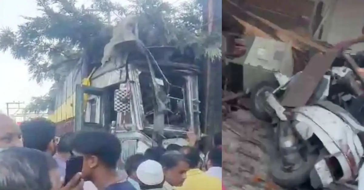 Dehradun road accident today: Uncontrolled truck hits 6 vehicles in Dehradun news