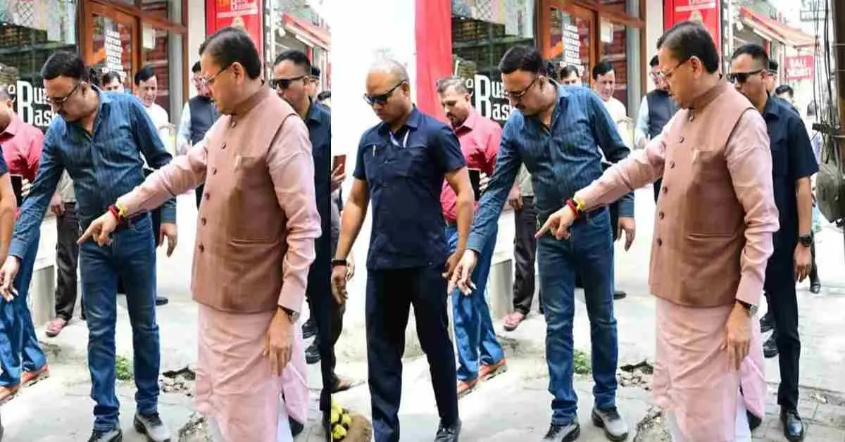 CM helpline Uttarakhand: Pushkar Dhami reached ground zero as received complaint dehradun news breaking today