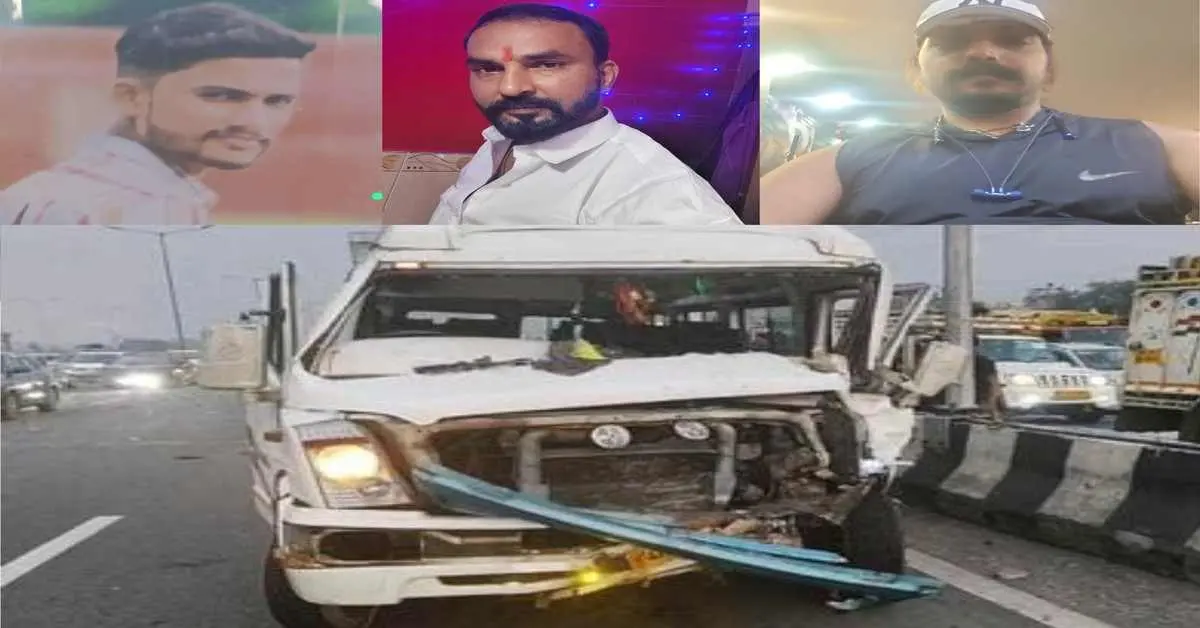 Ghaziabad accident news today: traveller bus 3 including brother-in-law deepak naveen Rudrapur died NH9 Road riding Thar bike rider yogesh also died today
