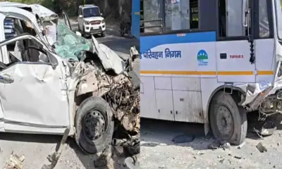 Tehri road Accident news: uttarakhand roadways bus car accident chamba tehri garhwal today