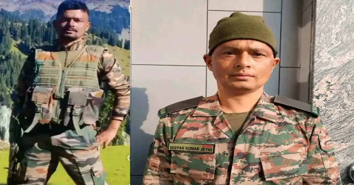 Deepak Jethi Army Martyr Pithoragarh: deepak Kumar jethi askot didihat posted Siachen 7 Kumaon Regiment laddakh.