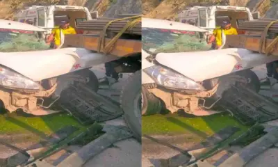 Tehri car Accident today: Kodiyala Garhwal car collides with a truck loaded with iron rods, woman killed tehri garhwal road Accident news
