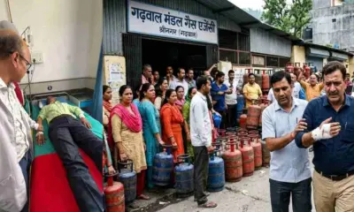 Srinagar LPG gas crisis: garhwal gas agency manager deepak kumar patel takes horrific step, hospitalized pauri breaking news today uttarakhand live