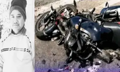 Kaladhungi bike Accident today: truck driver pushkar karki bindu khatta lalkuan died bus bike accident kamola kaladhungi ramnagar road.