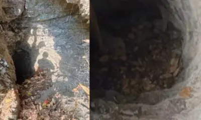 Pauri Garhwal news today: Ancient cave found in Pauri, people surprised kot pauri Garhwal cave.