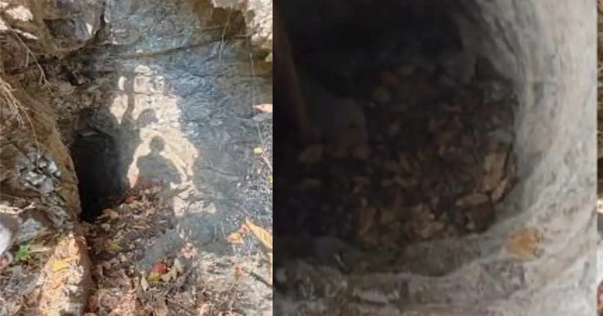 Pauri Garhwal news today: Ancient cave found in Pauri, people surprised kot pauri Garhwal cave.
