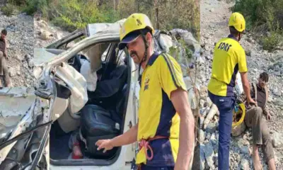 Badrinath highway car Accident: car fell into ditch one missing kedarnath highway uttarakhand breaking news today