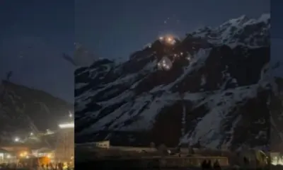 Kedarnath viral video: Birthday celebrated bursting firecrackers in Kedarnath Dham, Rudraprayag news uttarakhand breaking update