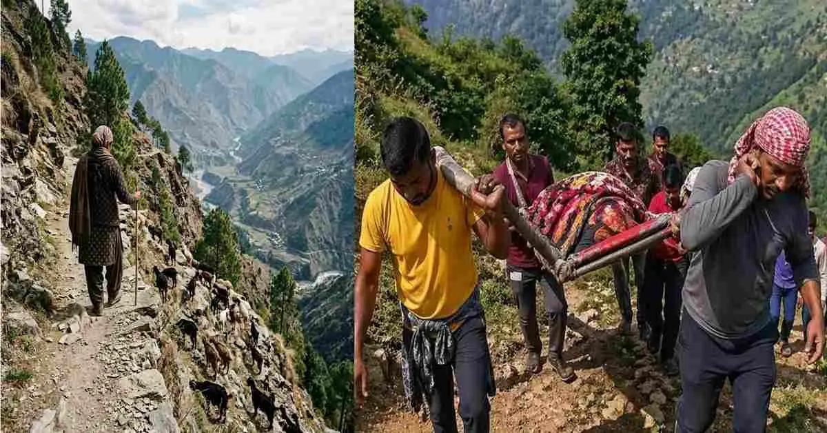 Pauri Garhwal news today: Kanti Devi, Pabau block died due to fell into a ditch uttarakhand breaking news today live update