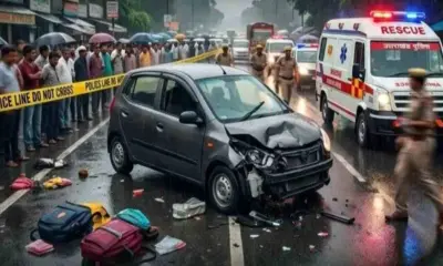 Haridwar car accident today: Drunk car driver hits schoolgirls in laksar road, died breaking news today car accident news live
