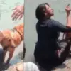 Haridwar Ganga Ghat Viral Video: Woman Bathing Pet Dog Sparks Controversy, Argument Video Viral