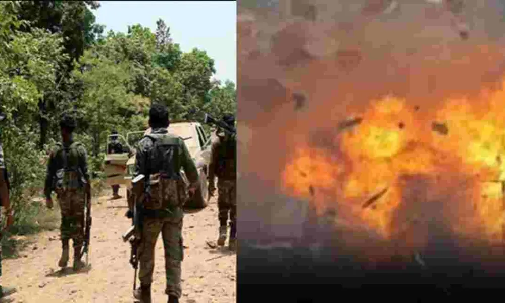 Chhattisgarh IED Blast News 3 DRG Personnel Martyred, 1 Injured During De-mining Operation naxal