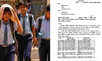 Uttarakhand School Timing Change English class End at 1 PM Amid Heatwave Concerns