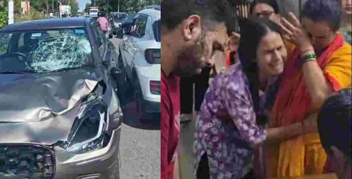 Uttarakhand road accident news: Nainital ramnagar Speeding Car Hits Two Women Walking by Roadside
