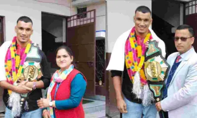 Uttarakhand news: Digambar Singh Rawat chamoli School After Becoming MMA Lightweight Champion India