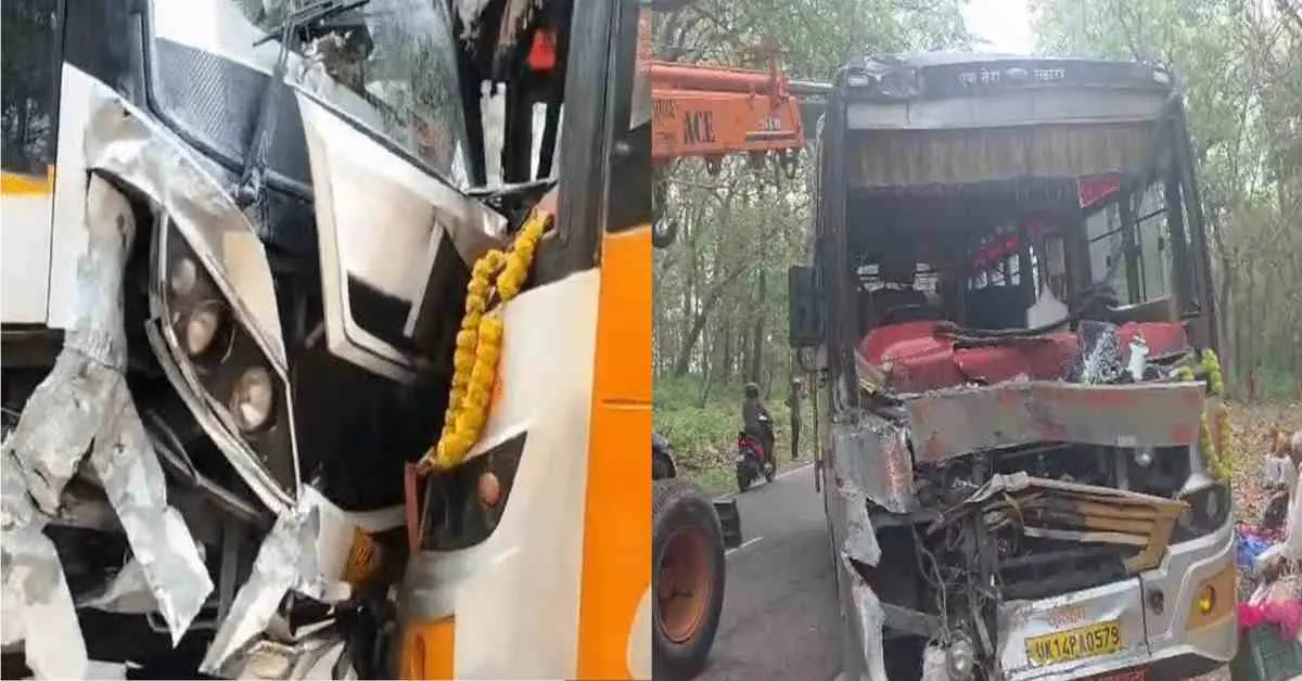 Dehradun accident news today: car bus accident rishikesh highway breaking news live today uttarakhand live news today