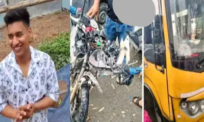 Dehradun accident news today: RFN sandeep Singh army soldier garhwal rifles RR pauri Garhwal bike school bus uttarakhand breaking news today