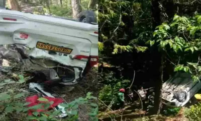 Pithoragarh accident news today: car taxi fell into ditch munsiyari road one died on the spot 5 injured uttarakhand breaking news today