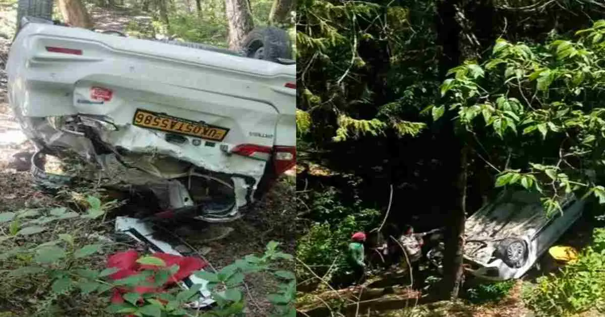 Pithoragarh accident news today: car taxi fell into ditch munsiyari road one died on the spot 5 injured uttarakhand breaking news today
