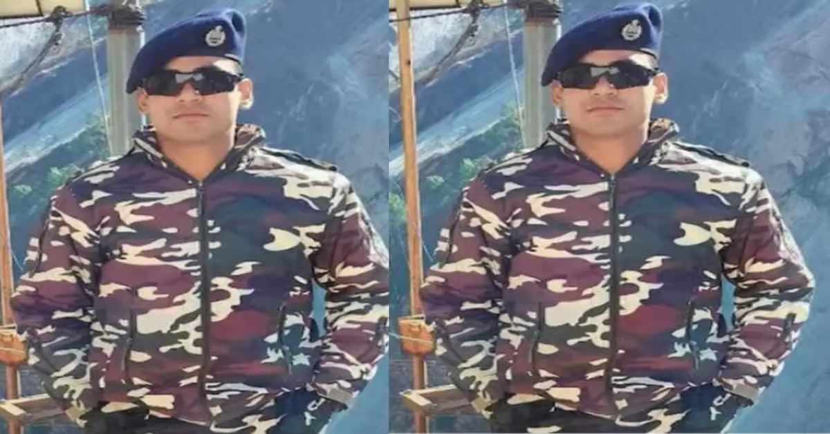 Pithoragarh bike Accident SSB: jawan soldier himanshu kumar died in bike Accident gangolihat road today.