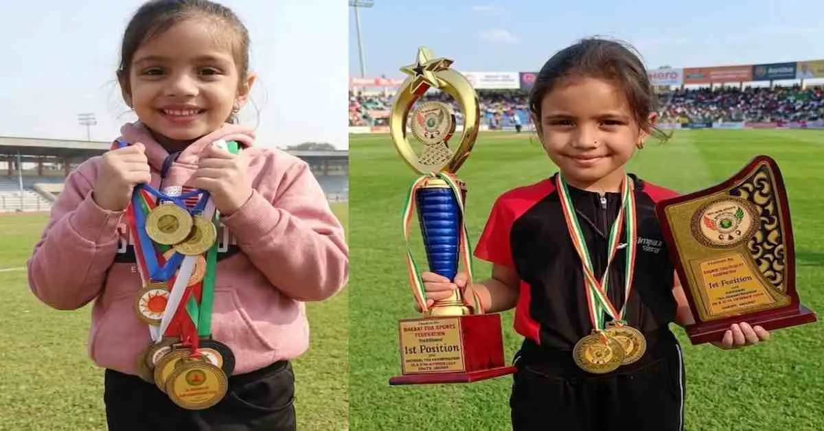 Haldwani Harshika Rikhari yogasan appointed Kids Brand Ambassador All India Yoga Teachers Federation nainital uttrakhand breaking news today