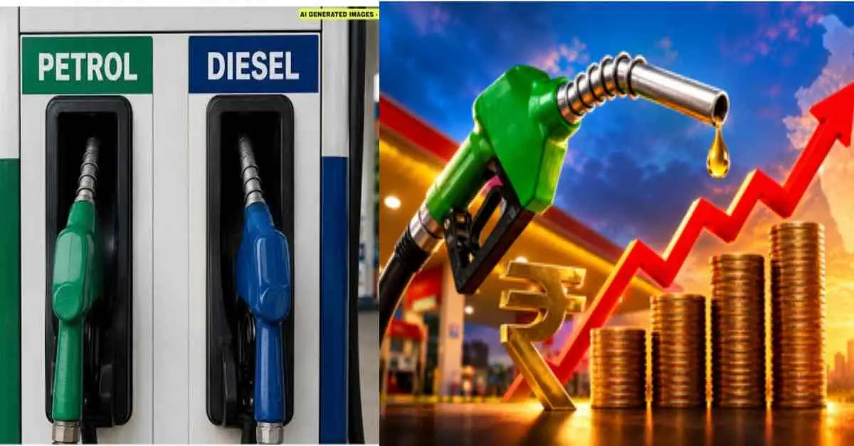 Diesel petrol price hike today: Diesel petrol prices increased 91 paise today diesel petrol crisis iran israel war uttarakhand breaking news today