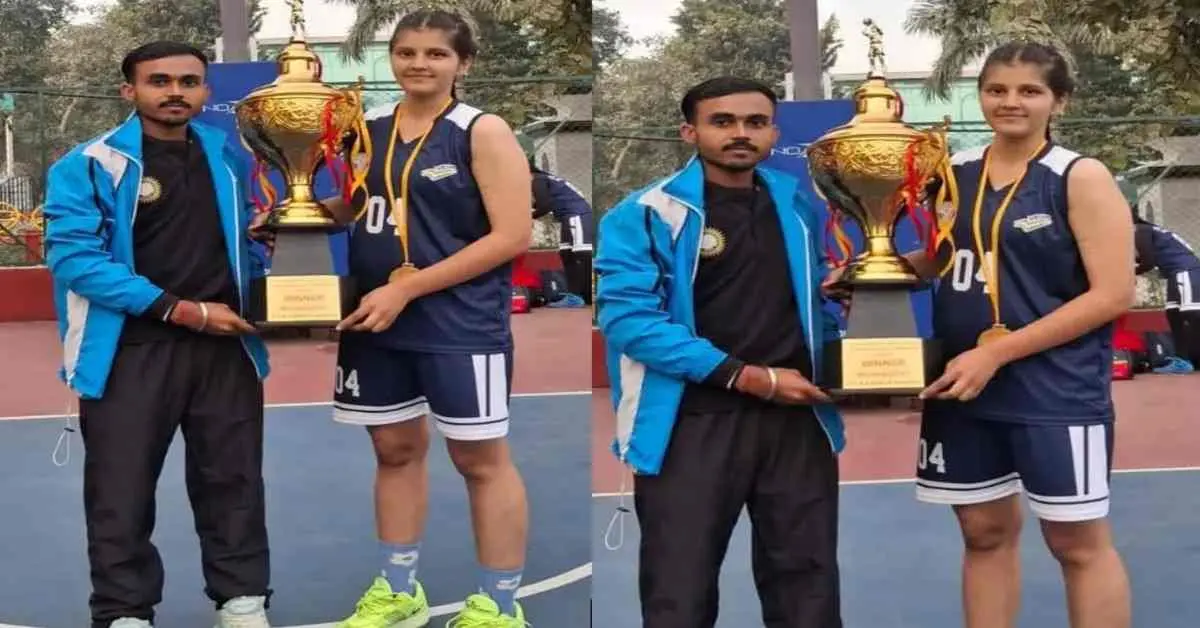 Udita Paneru basketball player: Udita Paneru selected for National Basketball Championship nainital news today uttarakhand breaking news live