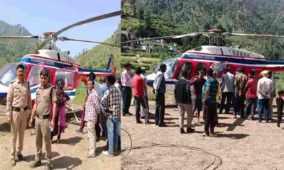 Uttarakhand helicopter emergency landing: badrinath helicopter crash today tehri garhwal breaking news
