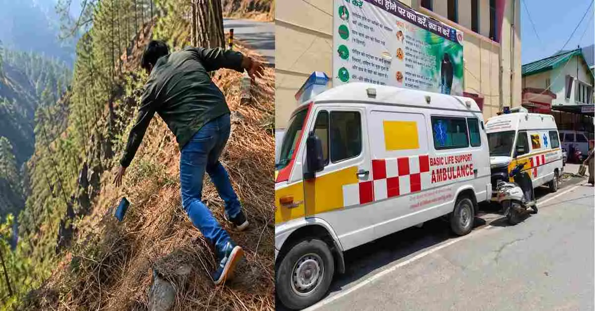 Uttarkashi news today: vikas Gusain died due to fell into ditch during kept mobile uttarakhand breaking news today