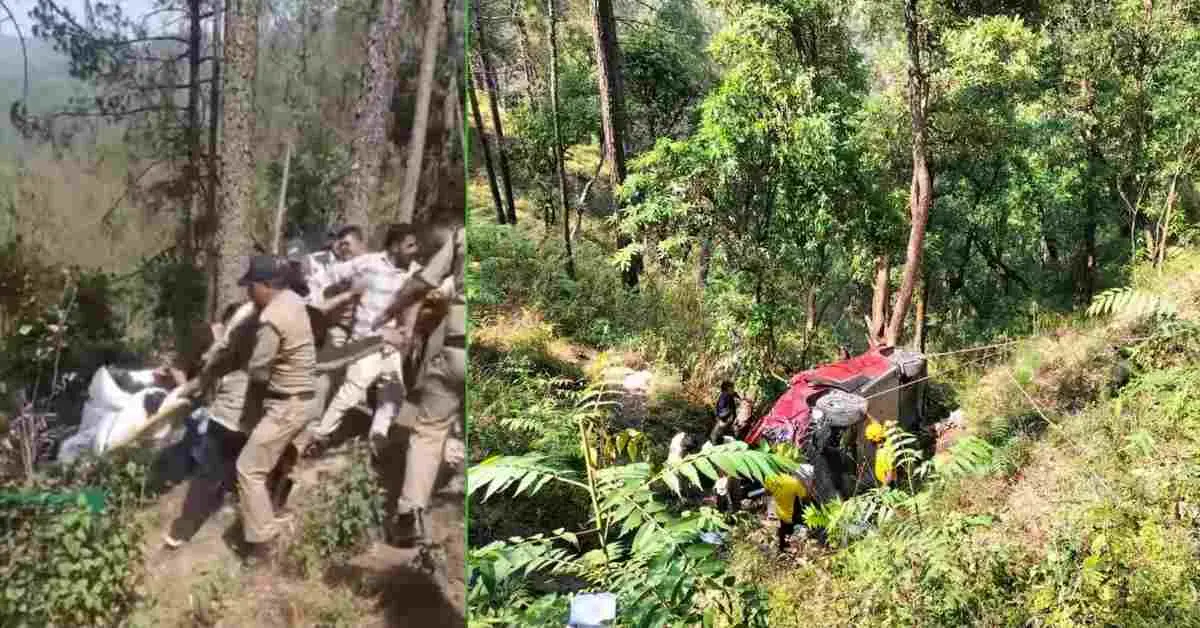 Nainital bhowali car Accident today: 5 died including 4 of khatima chuphal family kainchi dham bhowali road uttarakhand breaking news today
