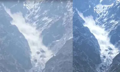 Uttarakhand news today: uttarakhand glacier burst in Chamoli Badrinath dham, avalanche Kanchenjunga glacier