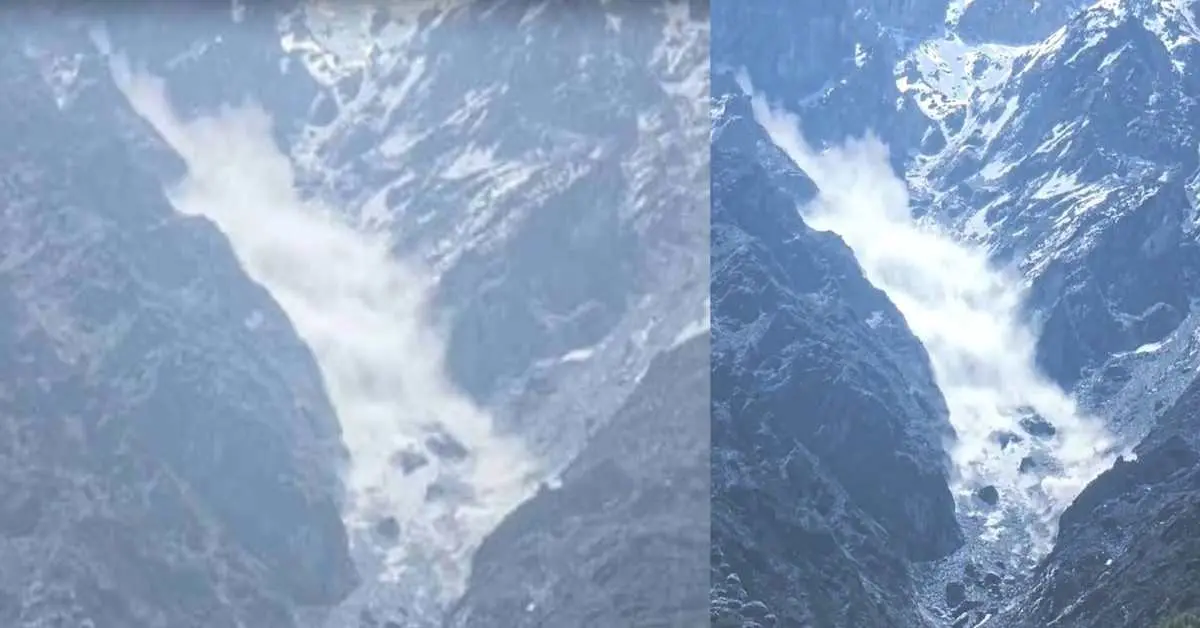 Uttarakhand news today: uttarakhand glacier burst in Chamoli Badrinath dham, avalanche Kanchenjunga glacier