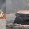 Uttarakhand breaking news: kainchi dham news today car caught fire kaladhungi road Nainital