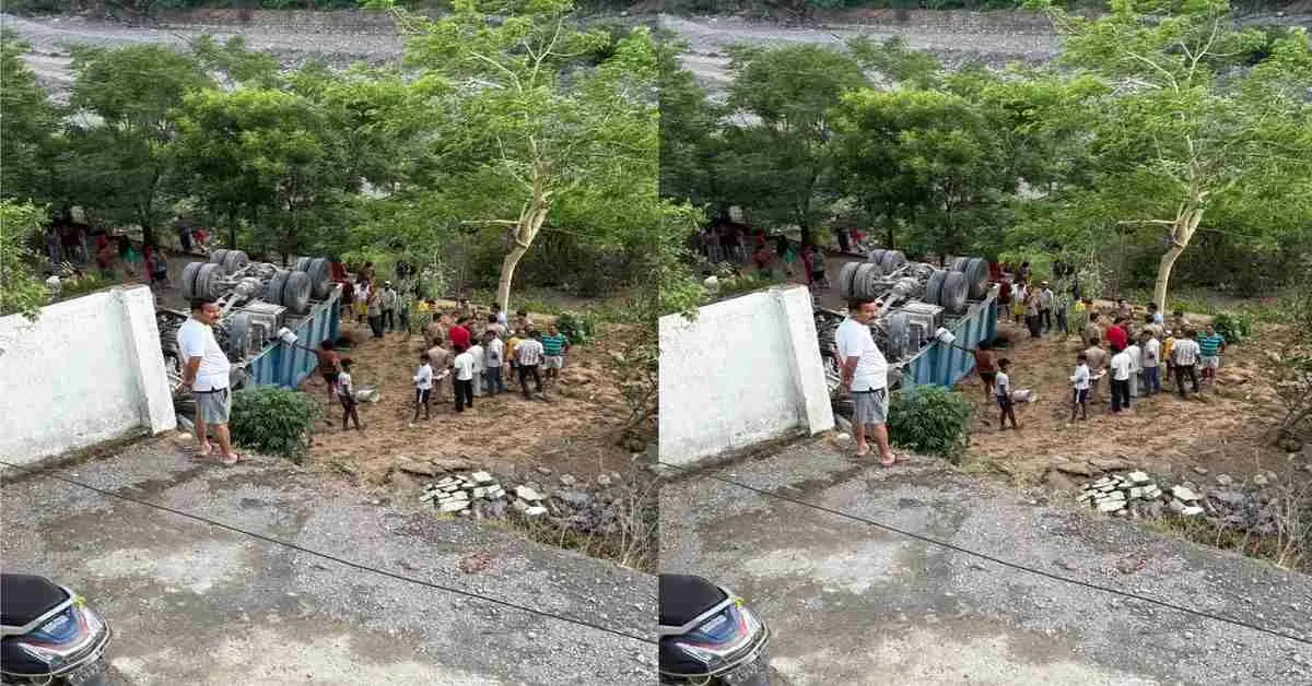 Uttarakhand accident news today: Tehri Garhwal divider collapses Bhadrakali road, dumper driver woman died uttarakhand breaking news today