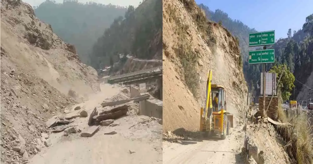 Kwarab Road Almora News: Almora Haldwani Highway news closed again in Kwarab, use these routes uttarakhand breaking news today