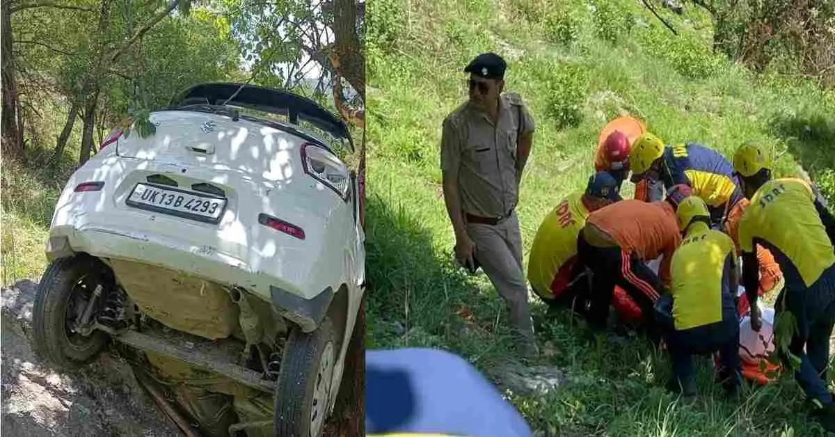 Uttarakhand news live: car fell into ditch 3 people of family died ukhimath Rudraprayag car Accident today uttarakhand breaking news