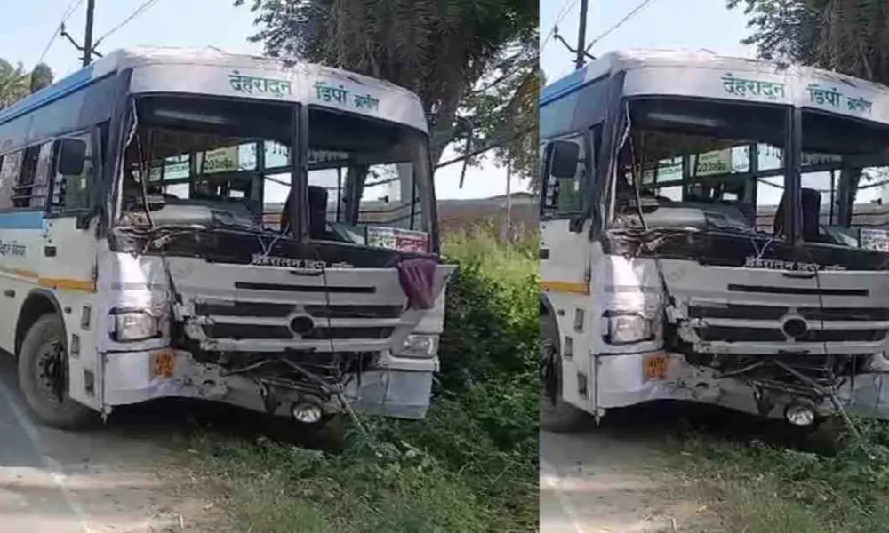 Uttarakhand roadways bus accident: dehradun Delhi roadways bus accident in kashipur udham Singh Nagar today.