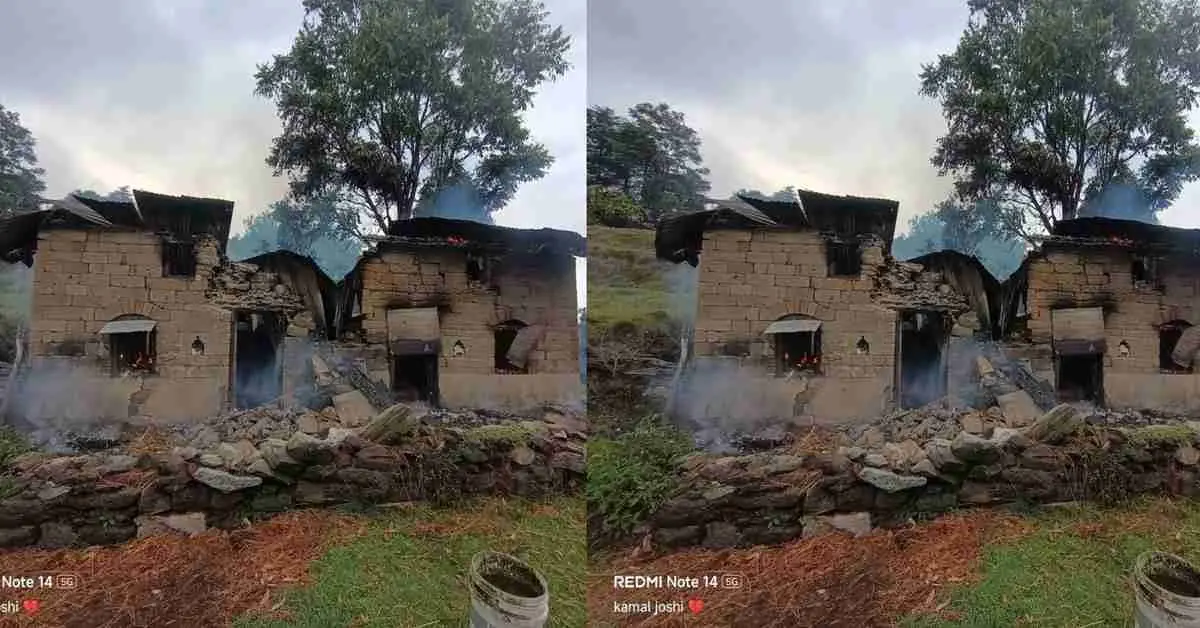 Uttarakhand breaking news: cow died Lightning strikes house in Champawat women fells unconscious weather alert today rain storm update
