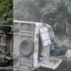 Badrinath highway accident today: Tempo traveller accident on Badrinath highway, one died.