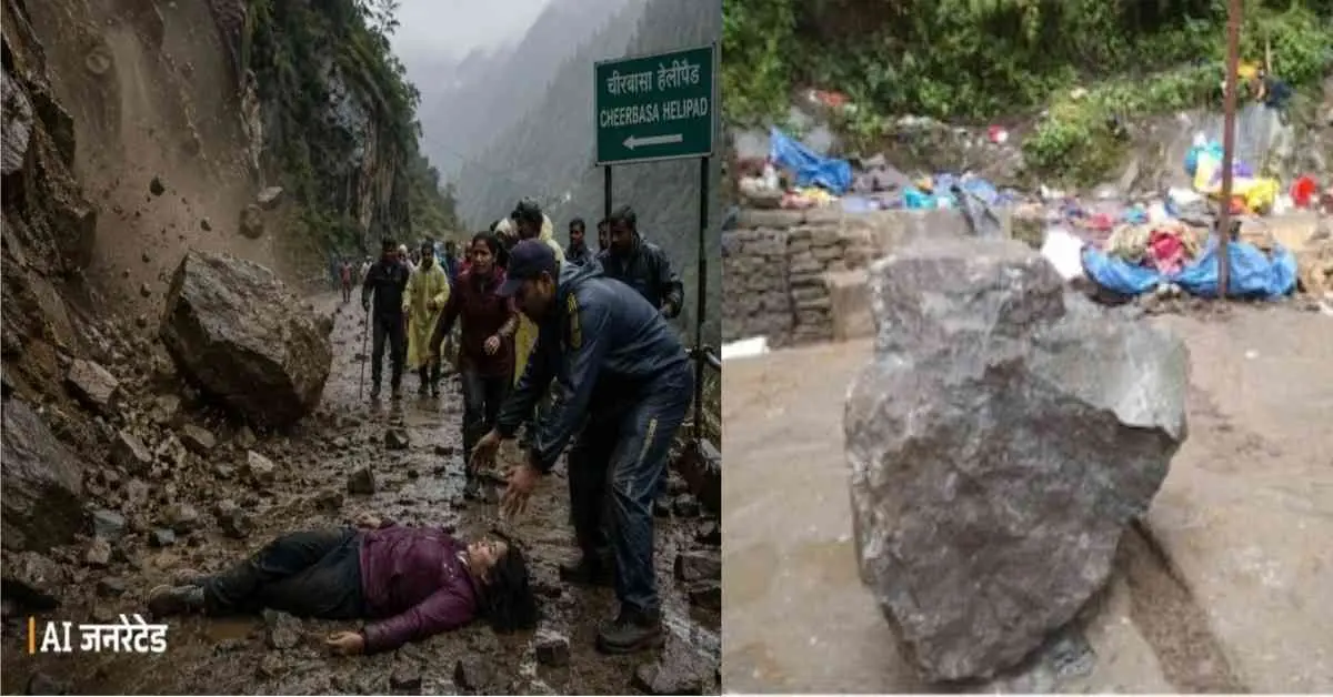 Rudraprayag news today: minakshi rautela of sitarganj udham Singh Nagar died boulder fell in kedarnath yatra 2026