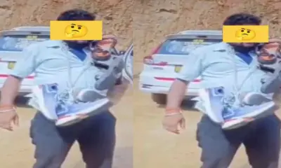 Champawat News Today: Taxi driver made to wear a garland of shoes in lohaghat Champawat for charging a lower fare.