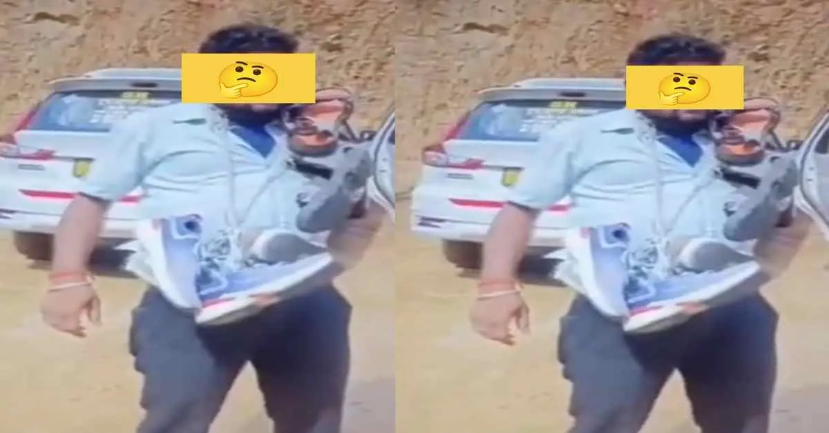 Champawat News Today: Taxi driver made to wear a garland of shoes in lohaghat Champawat for charging a lower fare.
