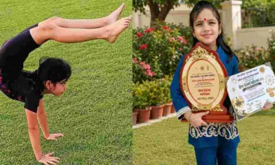 International Yoga Day 2026: Haldwani's Young Yoga Star Harshika Rikhari Honoured in Bhopal