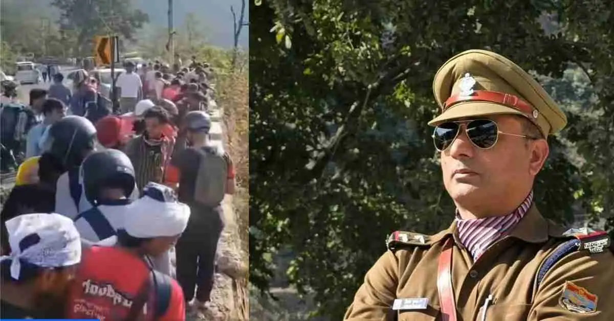 Uttarakhand police accident: scorpio fell into ditch Ganga river shivpuri SHO vinod sharma died rishikesh badrinath highway
